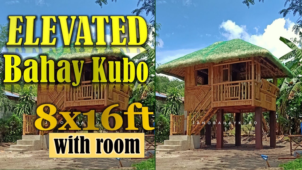 ELEVATED  BAHAY KUBO I 8x16ft I WITH ROOM
