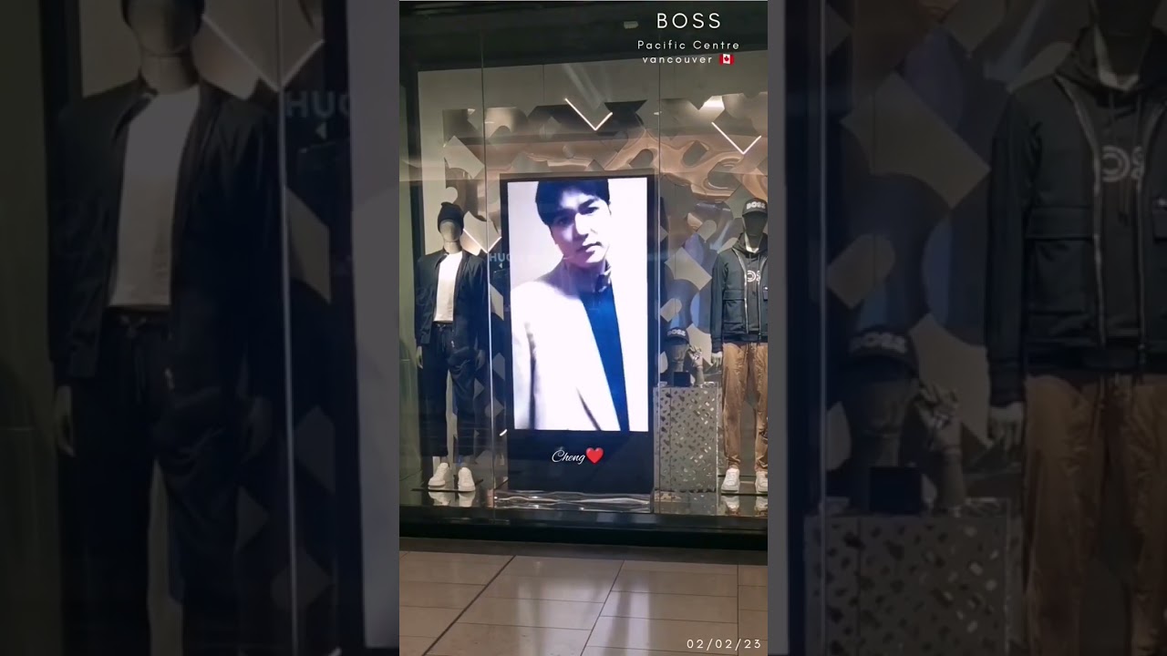 Boss Spring Summer 2023 campaign at Pacific Centre #vancouver #leeminho
