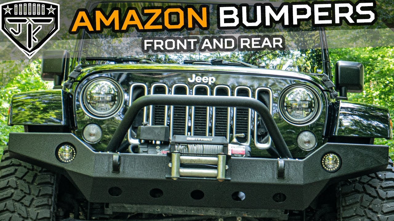 Лучшие бамперы Jeep на Amazon? Задний бампер OEDRO и передний бампер LEDKingdomUS — установка и о...