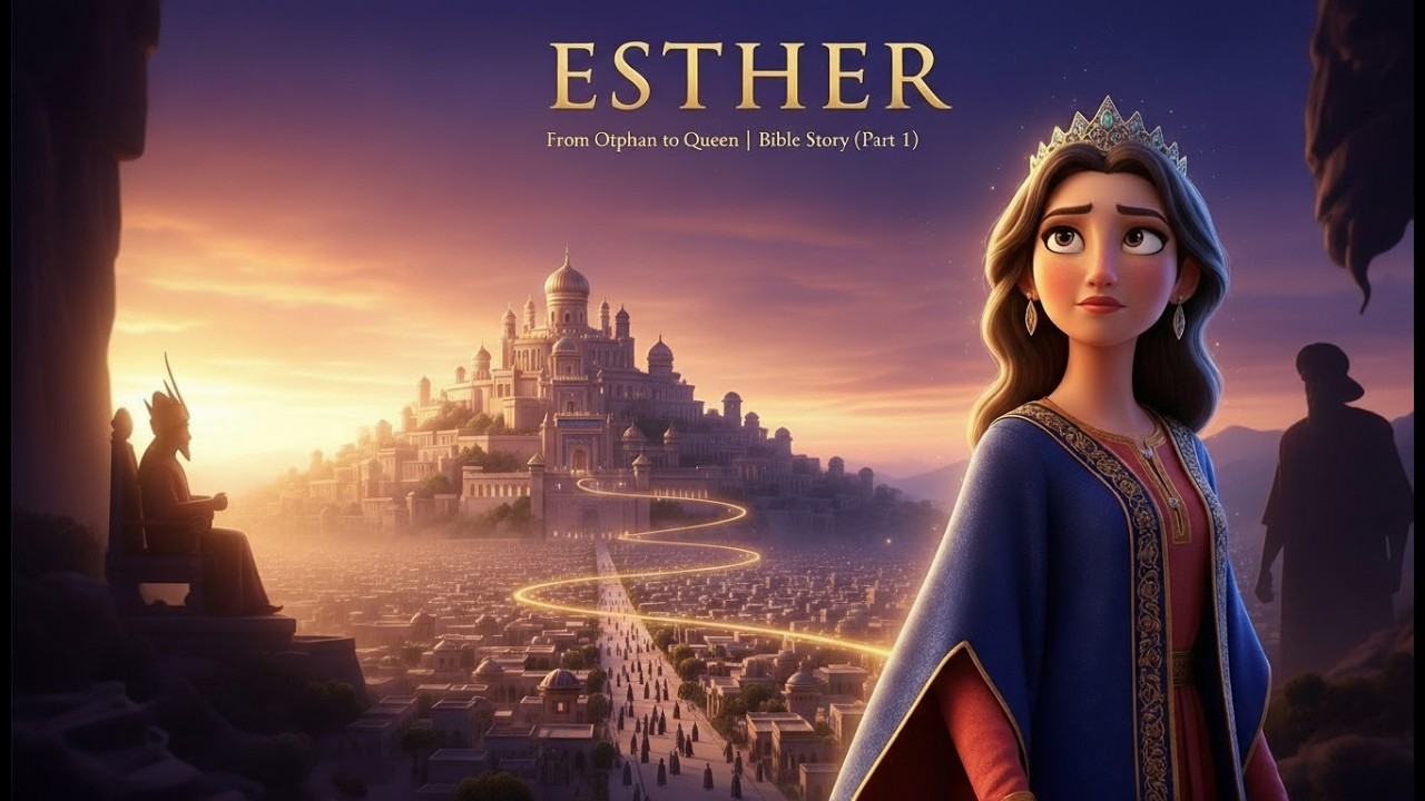 Esther: From Orphan to Queen | Bible Story (Part 1). #faith #Esther #BibleStory #GodsonBibleStories
