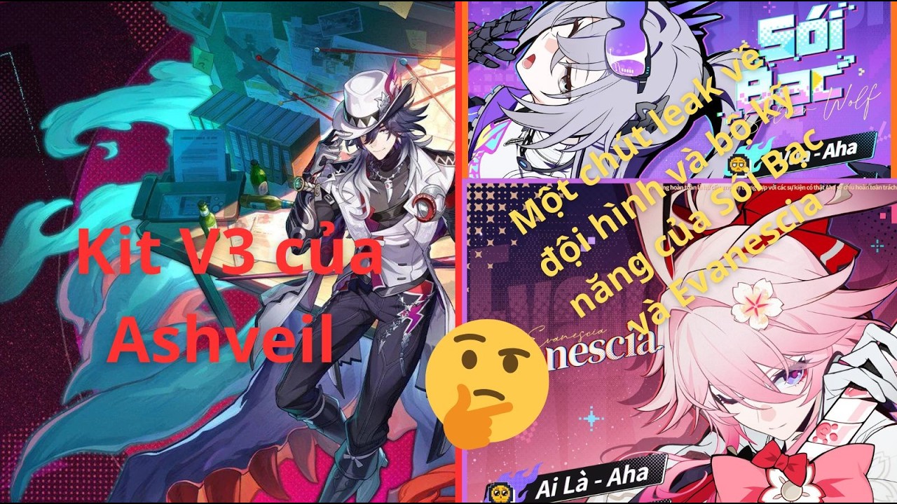 Kit V3 của nhân vật Ashveil và leak về Sói Bạc và Evanescia - Honkai Star Rail Beta 4.1