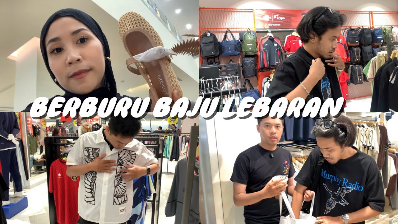 NGEMALL W/ ABANG AKU DAN PACAR AKU ✌︎㋡ - BELI BAJU LEBARAN!!