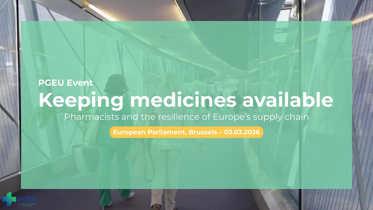 Keeping medicines available: Pharmacists and the resilience of Europe&rsquo;s supply chain