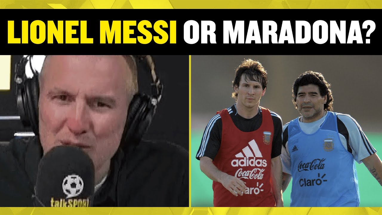 Adam Catterall says there's 'no debate' that Maradona is THE GOAT ahead of Lionel Messi 🔥