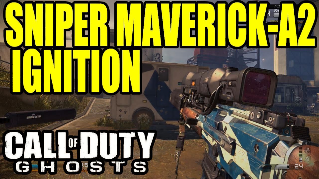 COD GHOSTS : Map IGNITION au Sniper MAVERICK-A2 | Onsaulght DLC gameplay