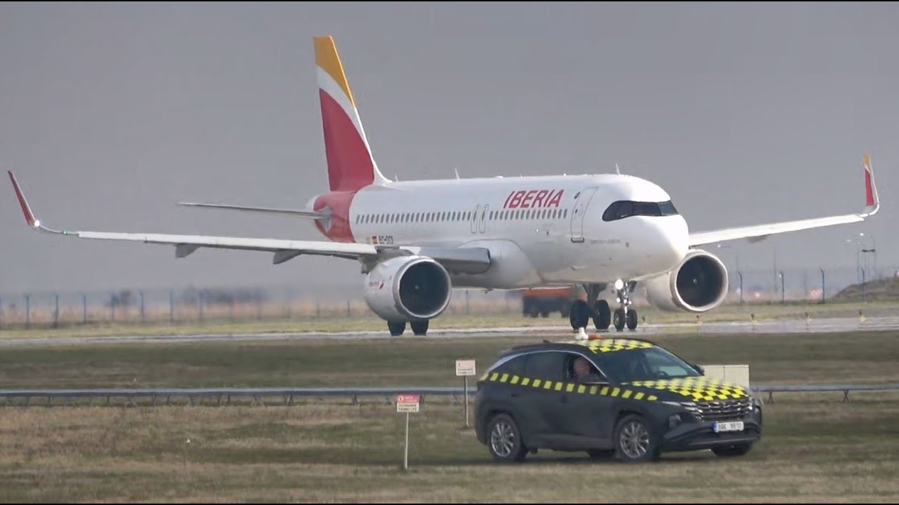 Plane Spotting at Prague Václav Havel Airport Czech Republic (PGR/LKPR) Part II FHD