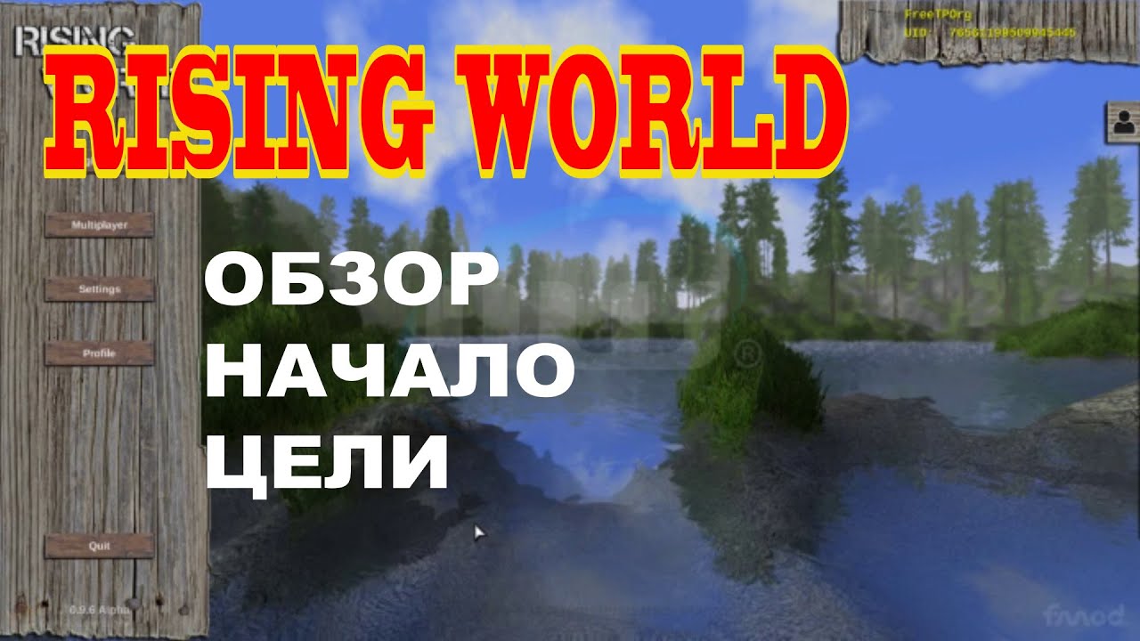 обзор игры rising world