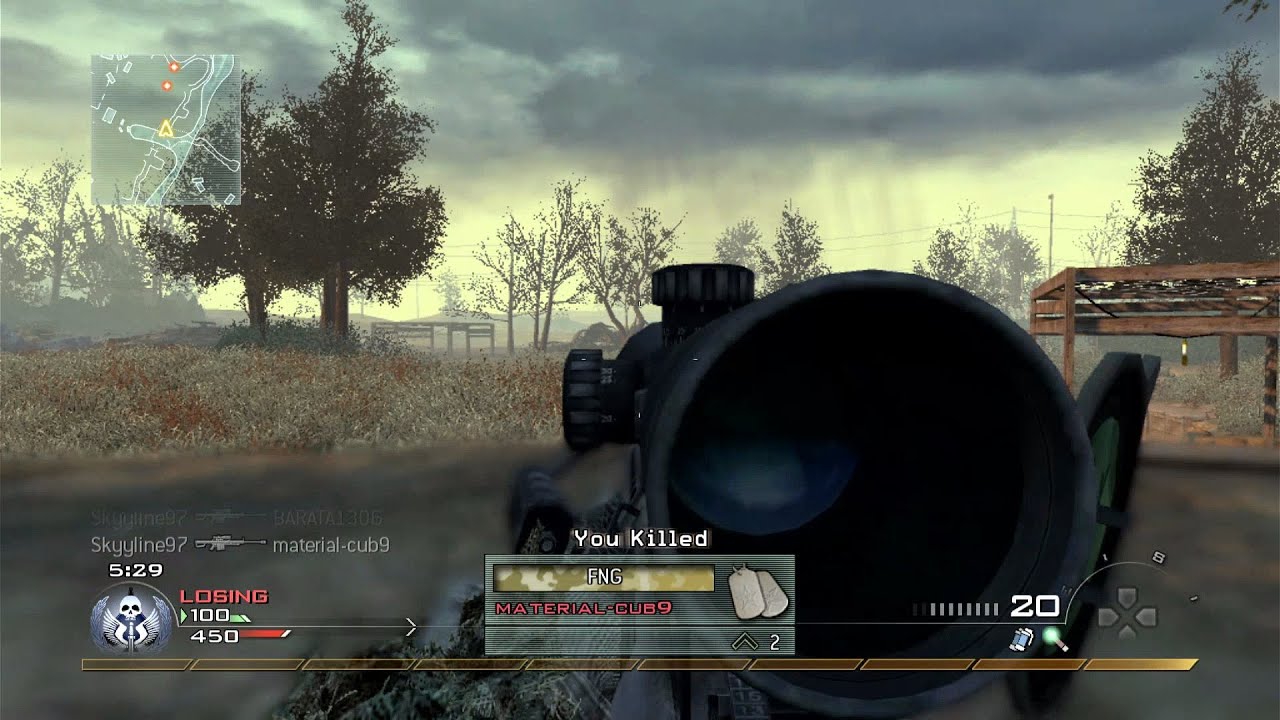 59 kills in ffa on mw2 (ps3)