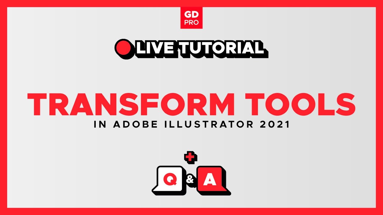LIVE Tutorial: Illustrator's Transform Tools