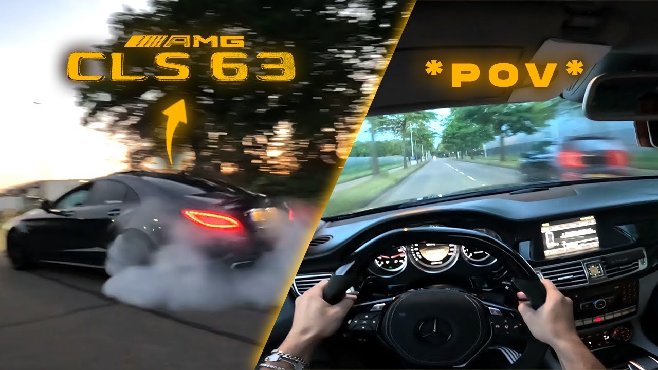 (POV) MERCEDES CLS 63 AMG RIPPING THE STREETS... BMW M5 KILLER?? *4K*