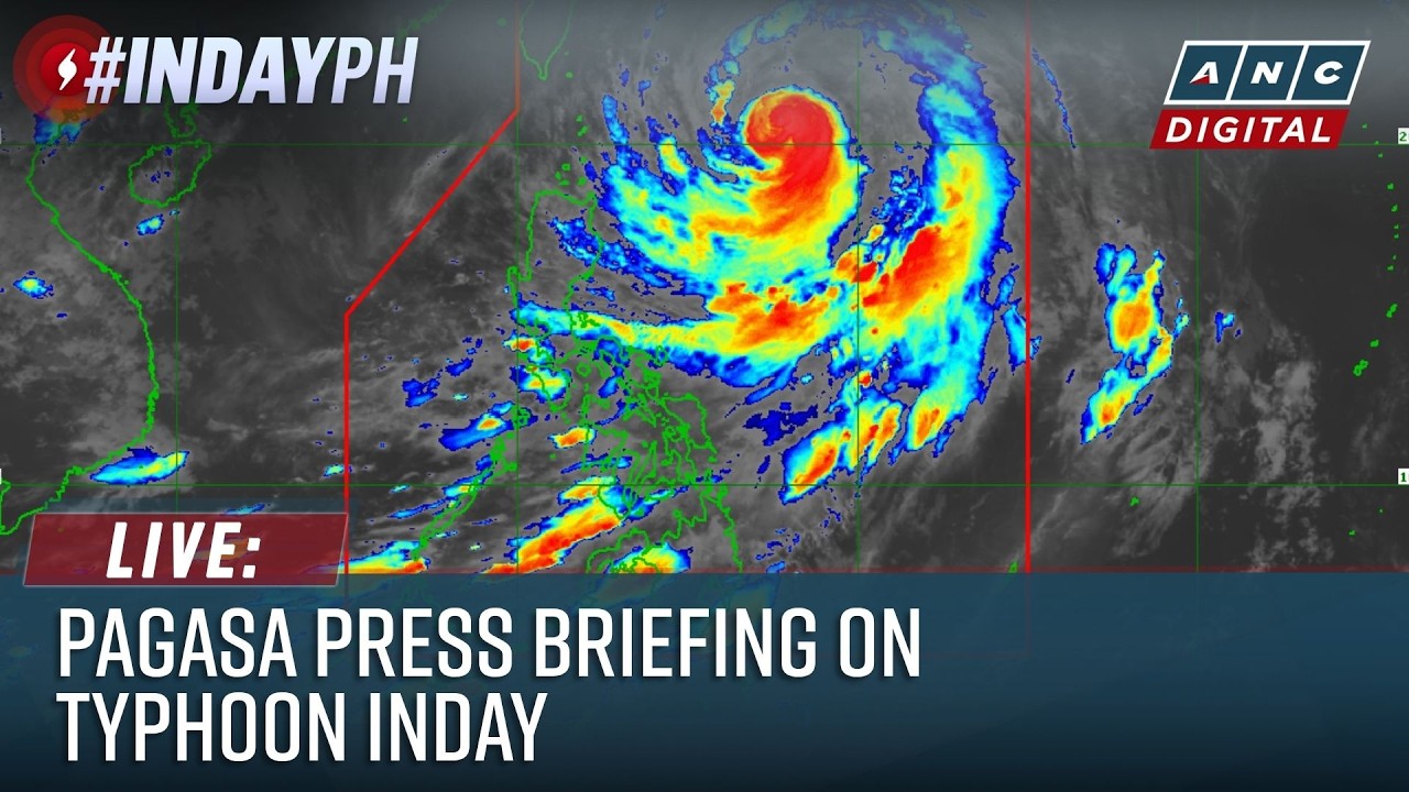 LIVE: PAGASA Press Briefing on Typhoon #IndayPH | 5:00 AM Weather Update (July 10, 2026)