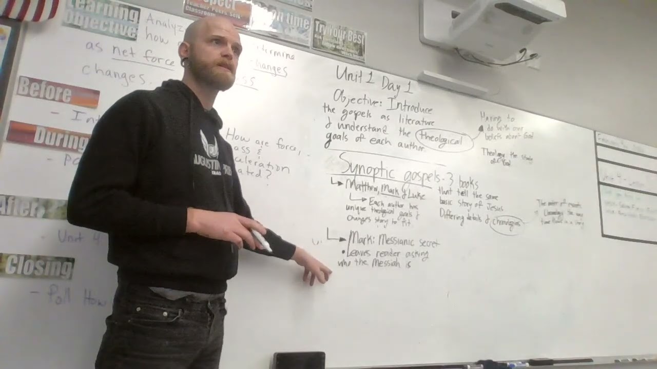 NT 10 Unit 1 Day 1- The gospels as literature and theological goals