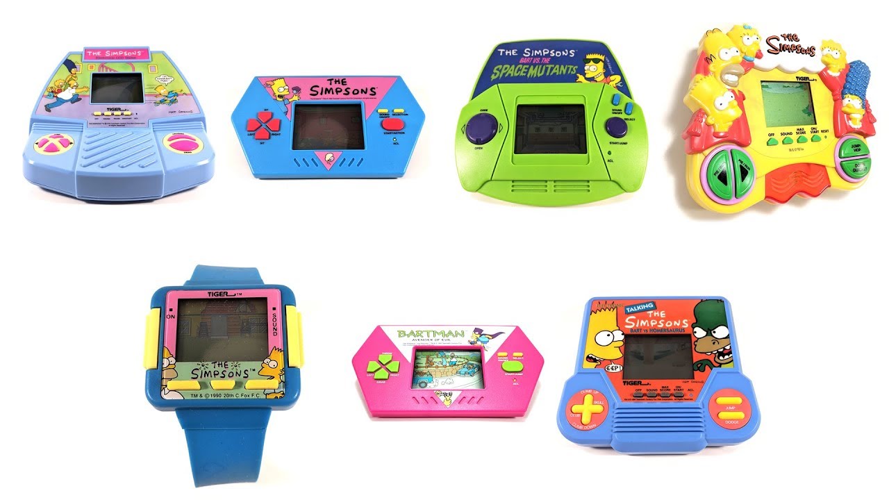 Every Simpsons Game on LCD Handhelds - A Brief History