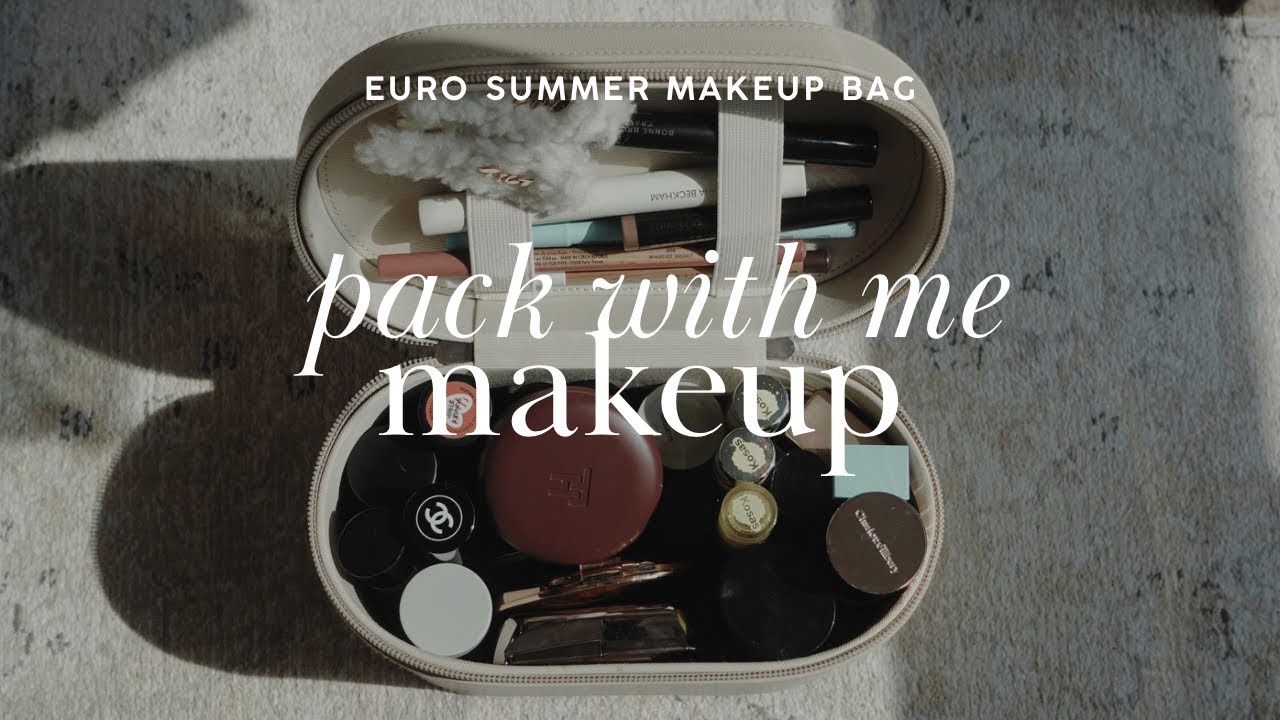 Vacation Makeup Edit: Packing for the South of France ✈️🇫🇷