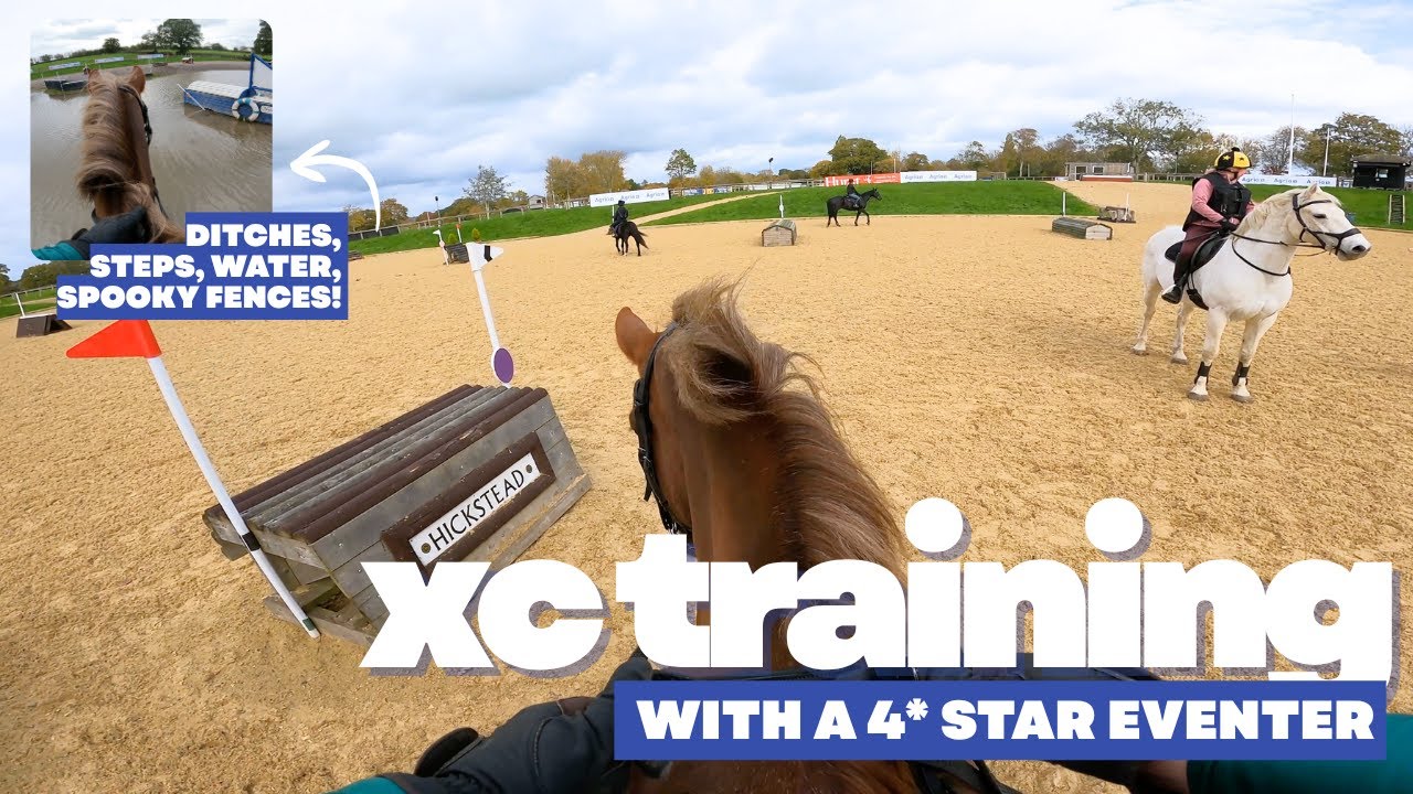 Обучение GoPro XC с 4-звездочным участником в Хикстеде | Riding With Rhi