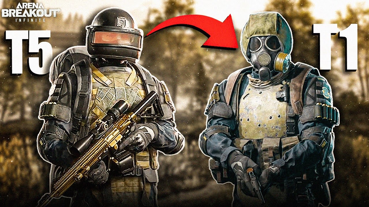 DO MELHOR EQUIPAMENTO PARA O PIOR EQUIPAMENTO DO JOGO! | Arena Breakout: Infinite