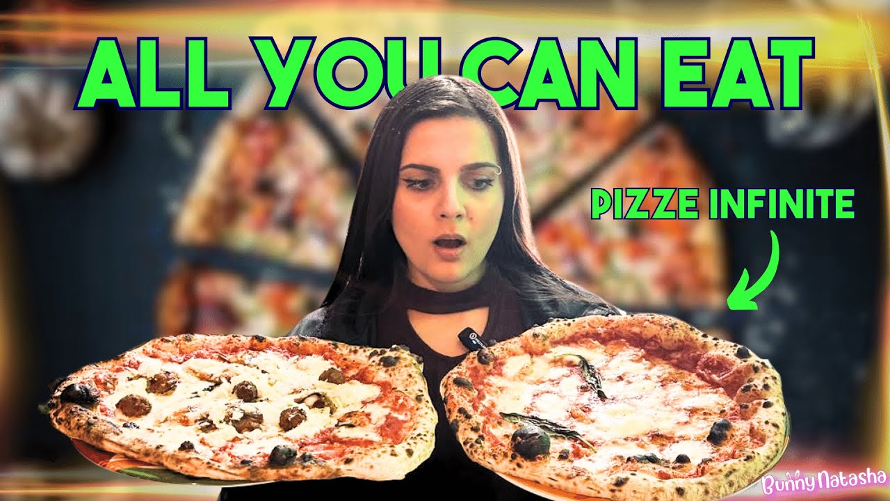 PIZZE INFINITE A NAPOLI , UN ALL YOU CAN EAT DI PIZZA VALE LA PENA? || BUNNYNATASHA