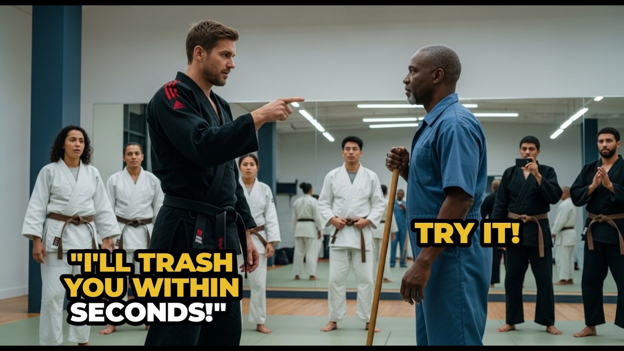 Black Belt MOCKS A Black Janitor To Spar ‘For Fun’ — Minutes later, The Whole Dojo is Left SPEECHLES