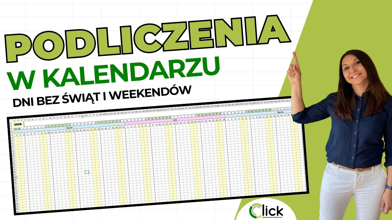 Jak robić podsumowania bez świąt i weekendów Excel, Arkusze Google