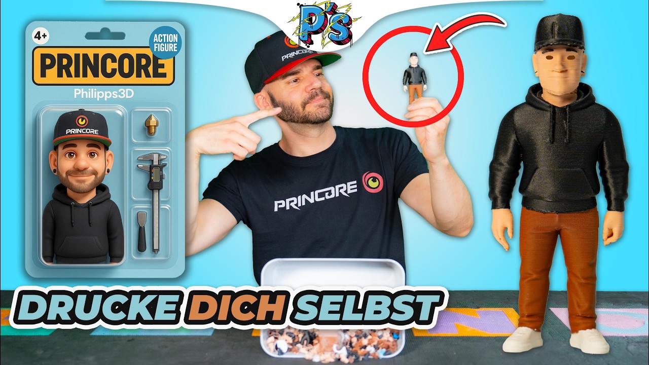 🔥 Ich drucke mich in Miniatur - und so geht's! Anleitung / TUTORIAL