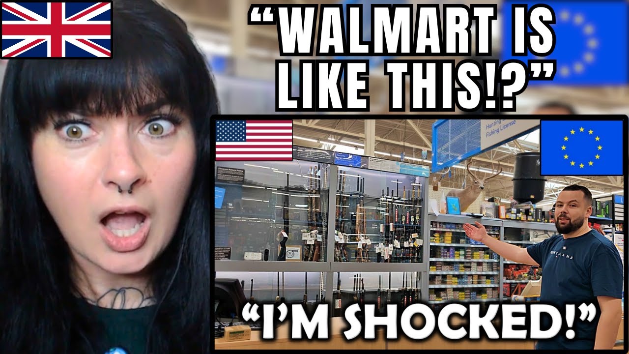 British Reaction: Europeans FIRST TIME in WALMART! It's really like this?!