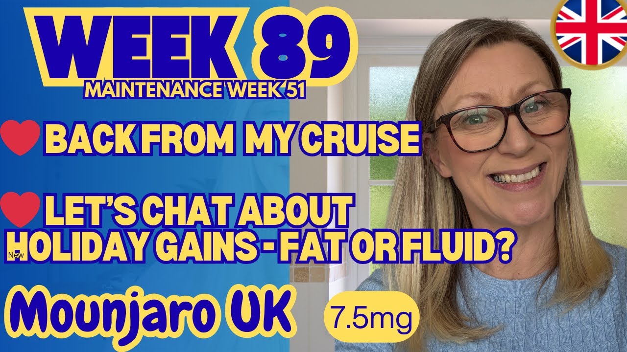 MOUNJARO WEEK 89 - weighing in after my cruise - let’s talk about holiday gains and enjoying life