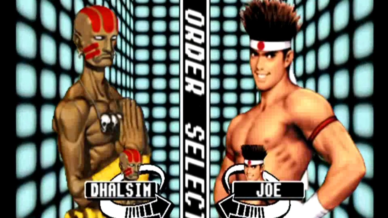 Capcom VS SNK Pro (Dreamcast) Arcade Mode as Dhalsim/Blanka/Ryu