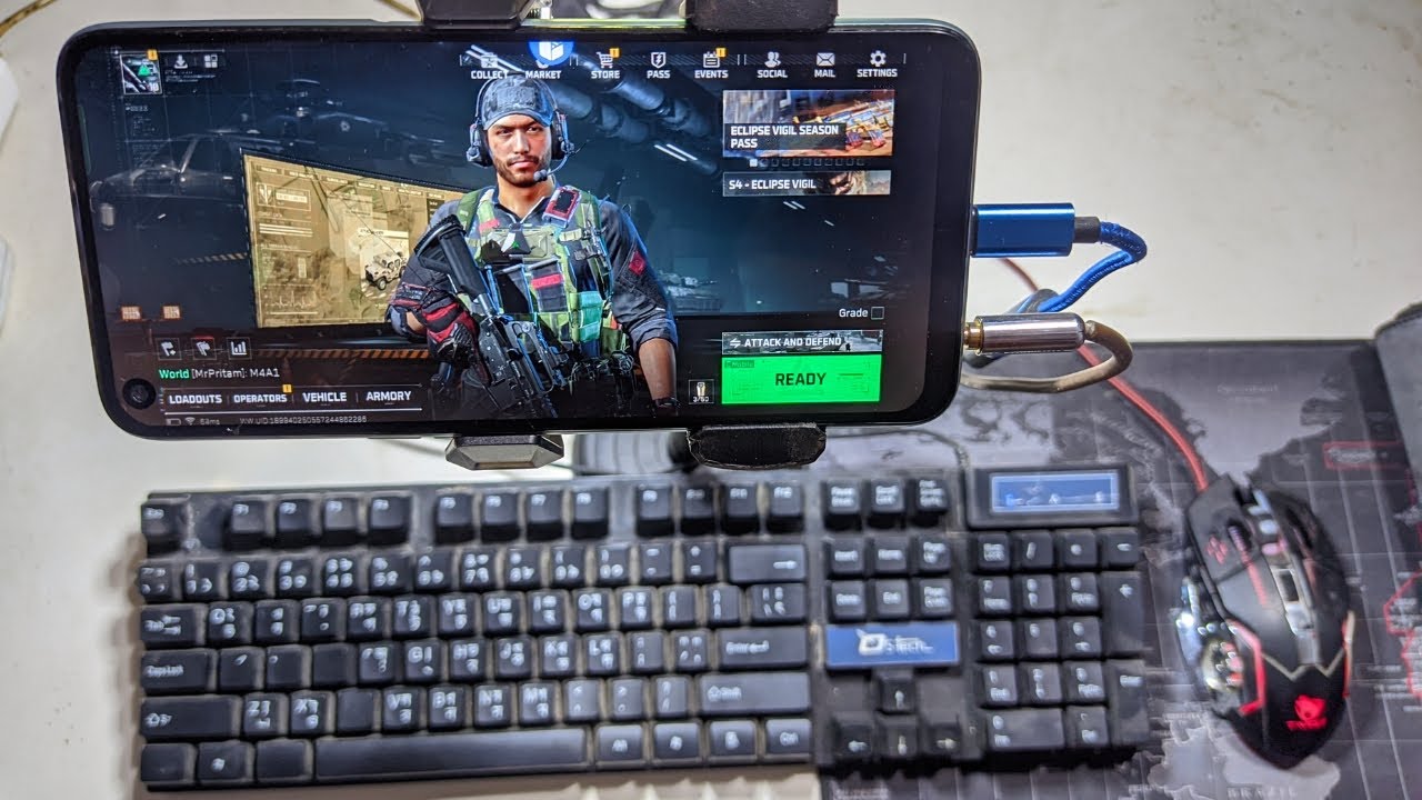 Как играть в Delta Force на Android с помощью клавиатуры и мыши | Полное руководство
