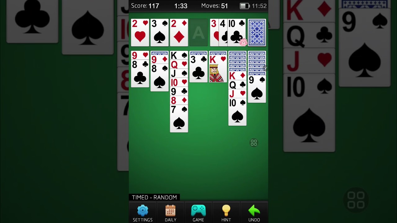 Solitaire Gameplay | Calm & Minimal Card Game