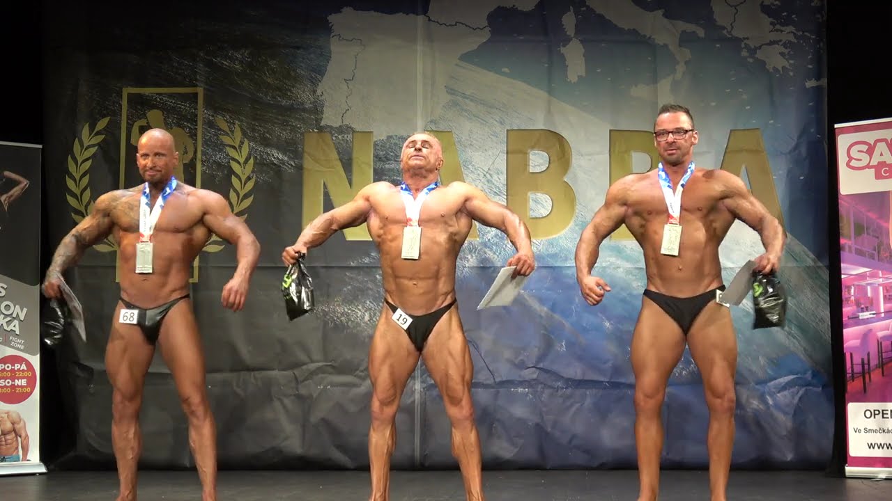 Men Masters 45 & Over 55 - Results - Czech, Moravian, Silesian Federation NABBA Championship, 2024