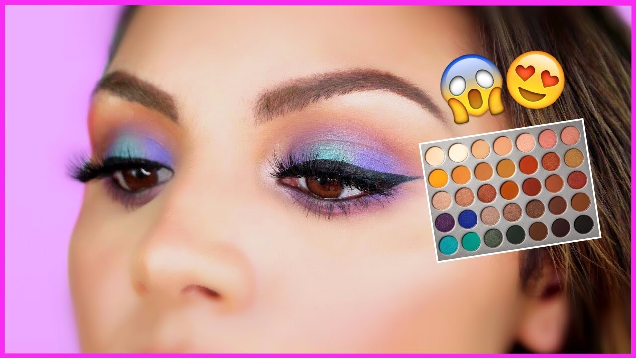 Jaclyn Hill Palette Tutorial for Brown Eyes - Blue Halo Eye