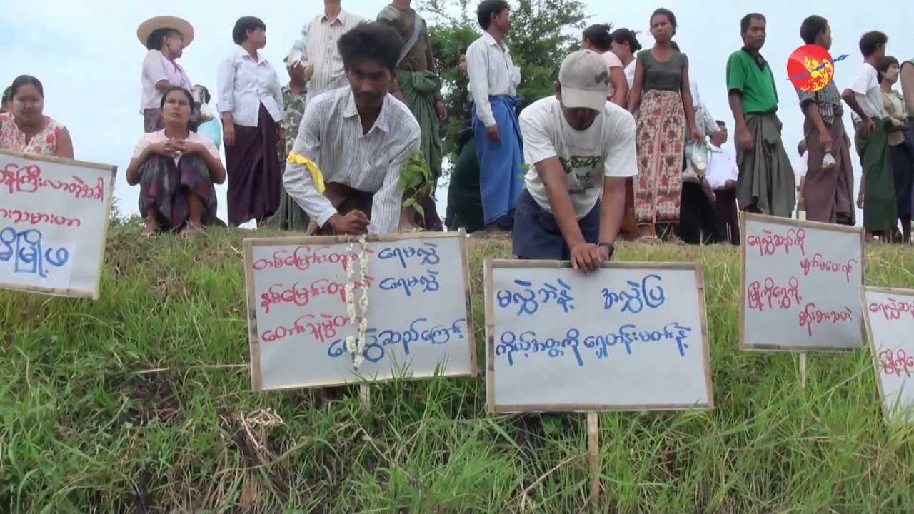 Local residents protest dam in Panlaung
