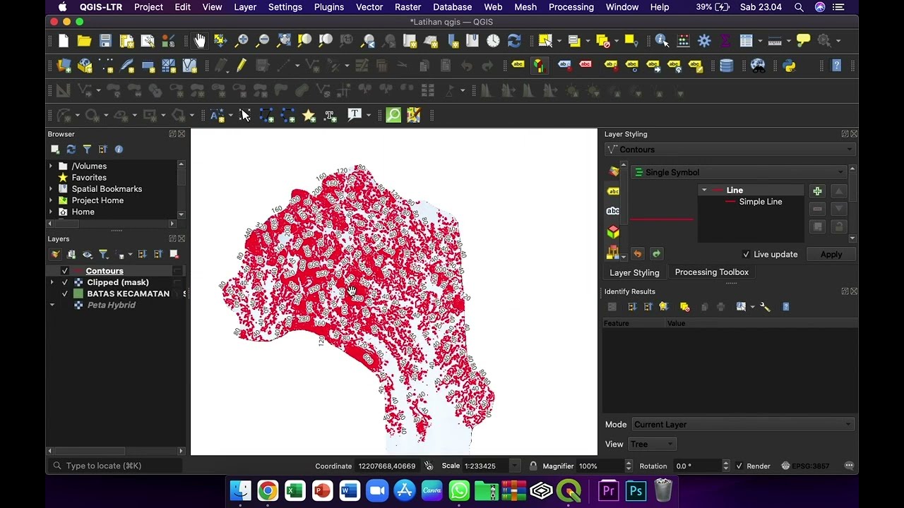 Cara Membuat Peta Sebaran Banjir Menggunakan SRTM Downloader dan Raster Di Software QGIS