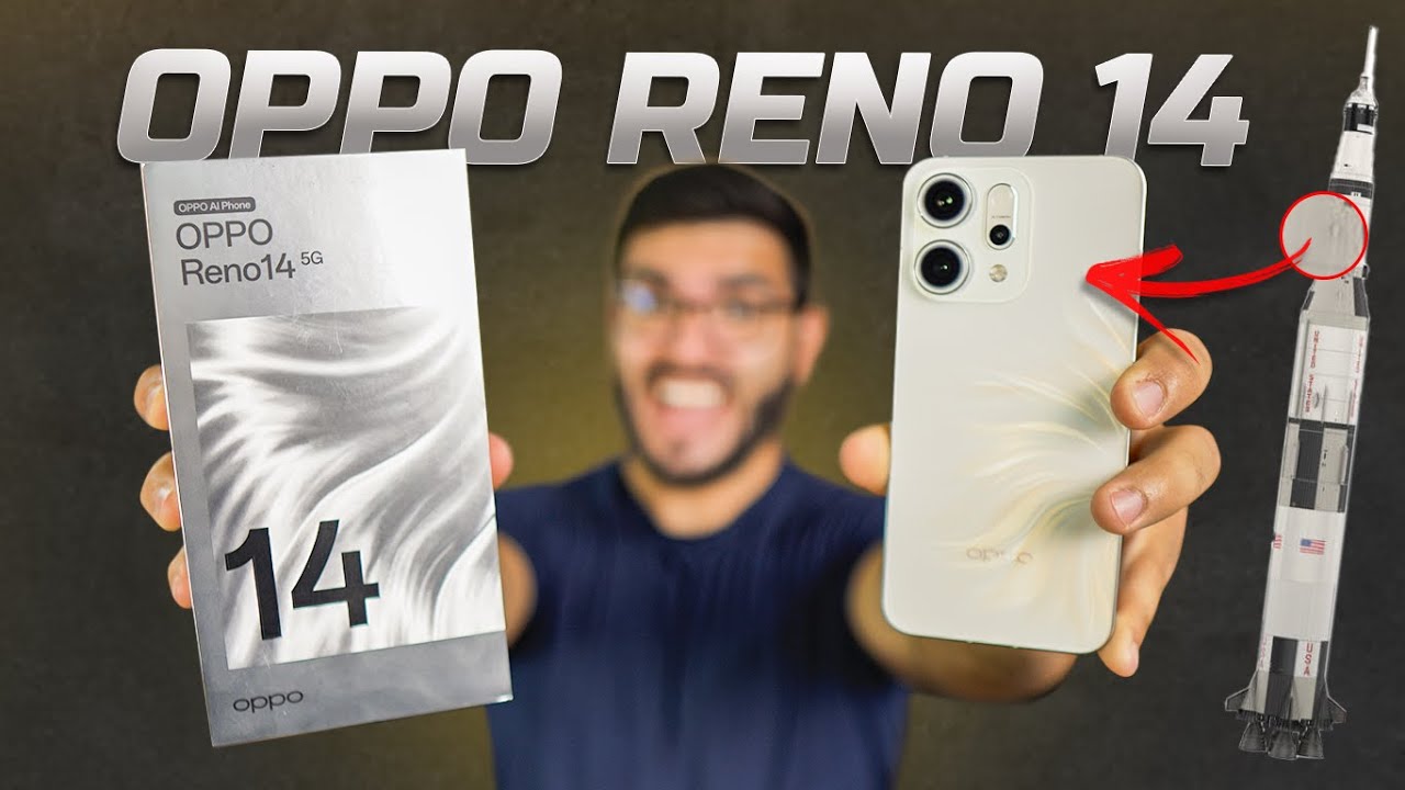 CHEGOU! Novo SUCESSO no BRASIL? OPPO RENO 14 5G, SUPER RESISTÊNCIA com DESIGN BONITO e BEM COMPLETO