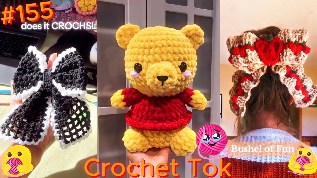 🧶💖 Crochet TikTok Compilation - Crochet Tok Fam 🧶💖 #155
