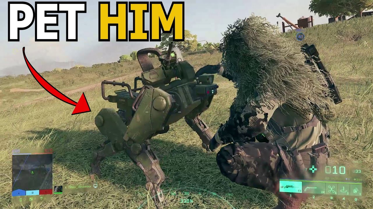 How To Pet Ranger in Battlefield 2042 - TRexdinosaur Gaming #7