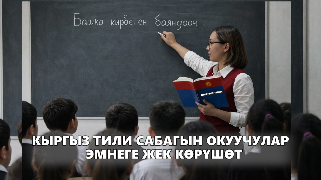 КЫРГЫЗ ТИЛ САБАГЫН ОКУУЧУЛАР ЭМНЕГЕ ЖЕК КӨРҮШӨТ