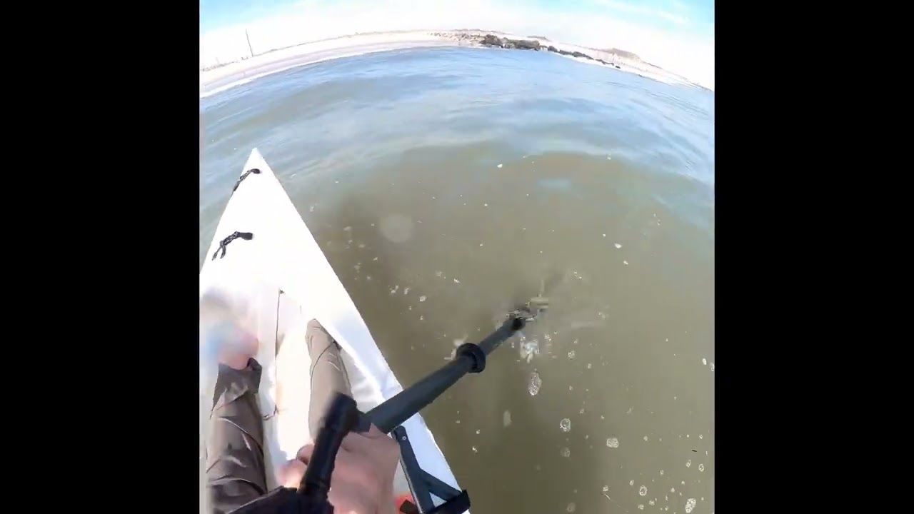 Oru Lake Kayak launch into the Atlantic 🫣