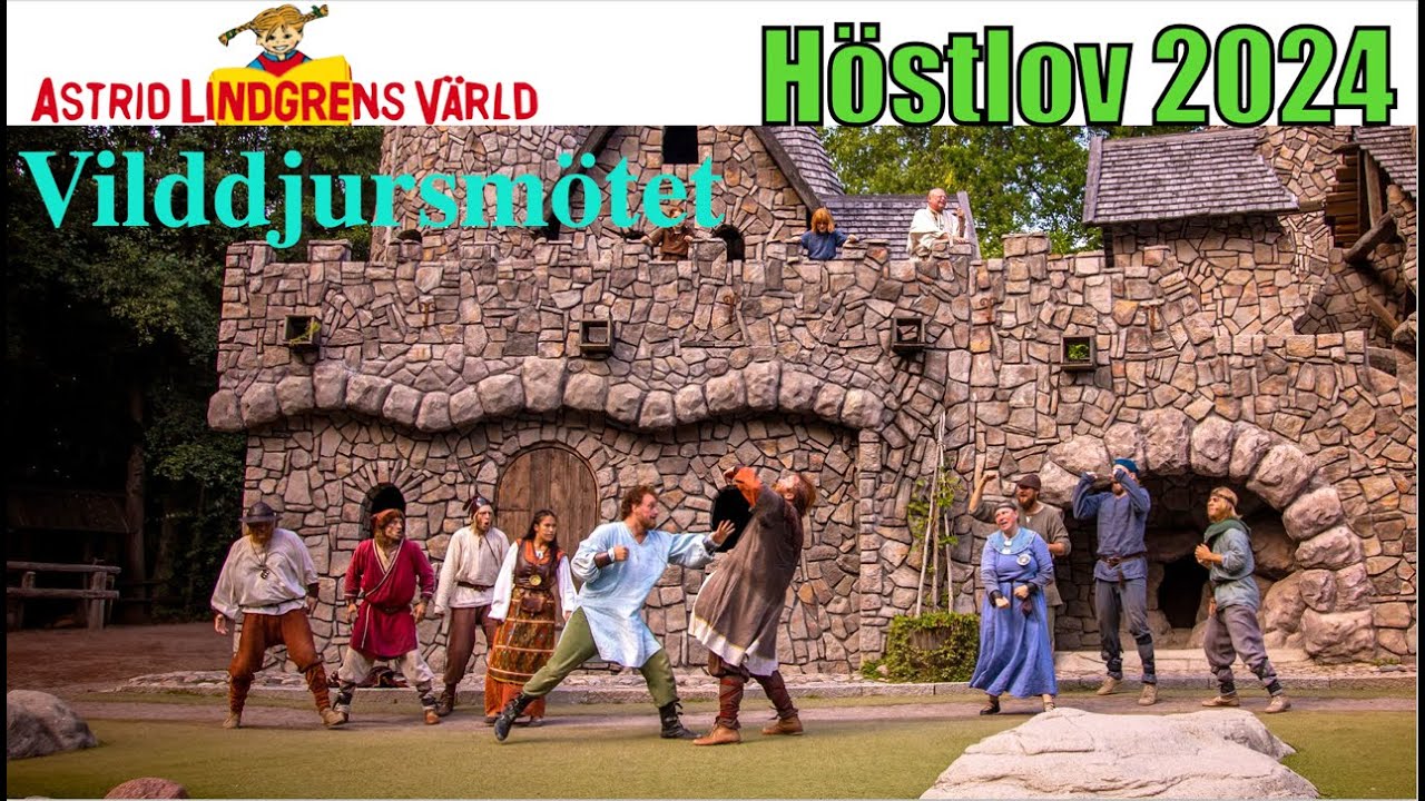 VILDDJURSMÖTET i Mattisborgen på höstlov teater 2/11/2024 | Astrid Lindgren world Sweden