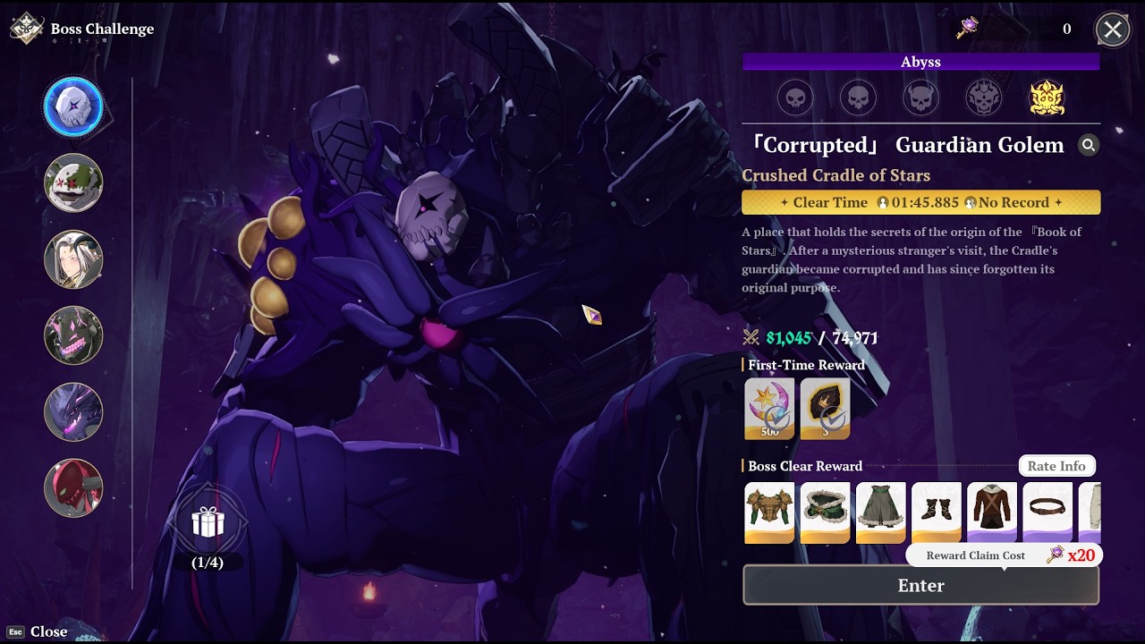 7DS Origin Abyss Golem F2P Clear Visual Guide Solo