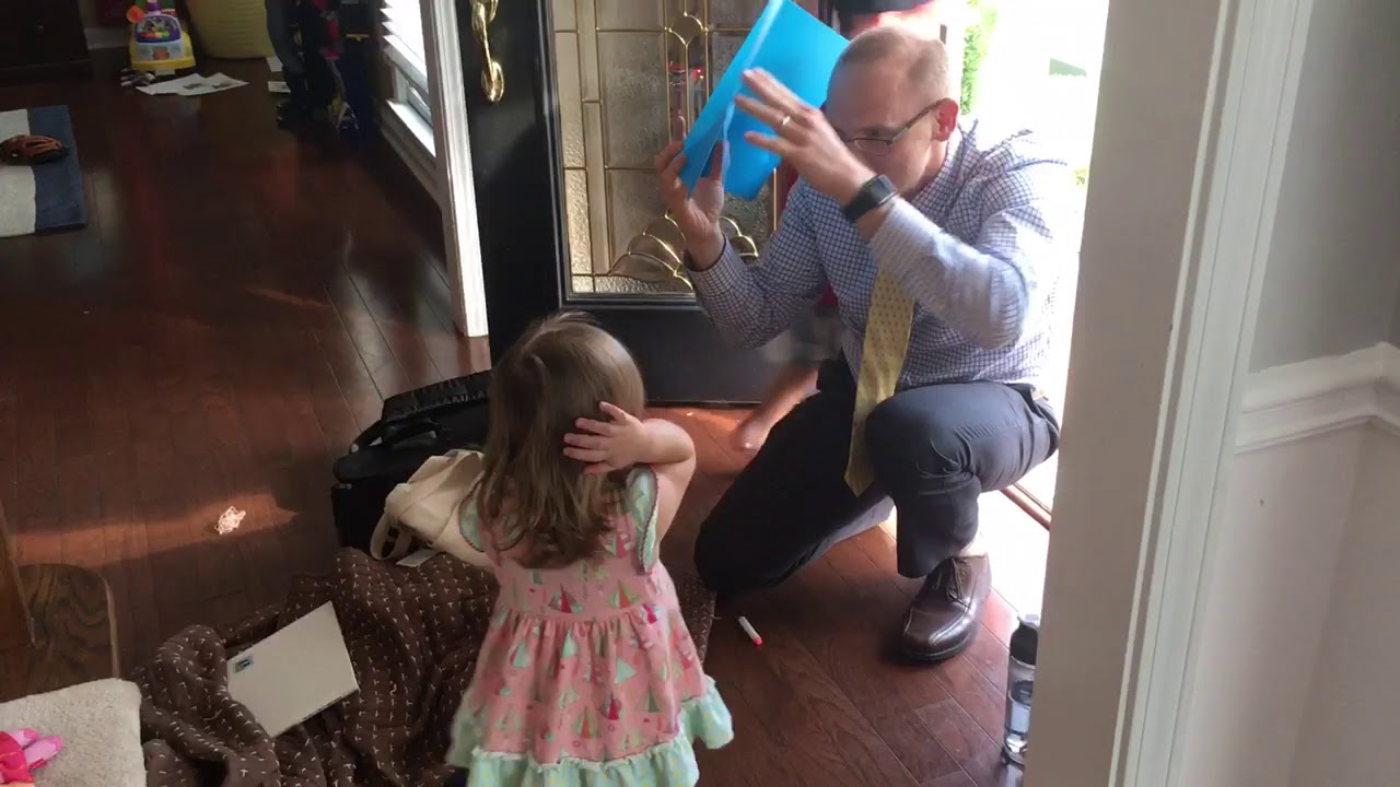 Daddy Comes Home from work!