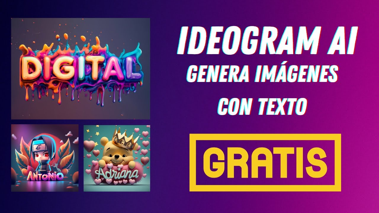 C&oacute;mo usar Ideogram AI - Generar im&aacute;genes con texto GRATIS