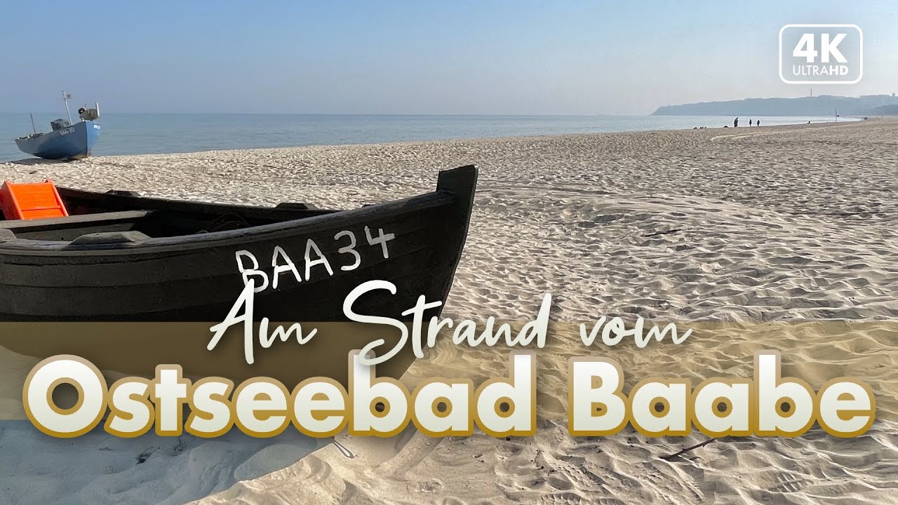 Ostseestrand von Baabe - Rügen Urlaub 2022 (4K Walk)