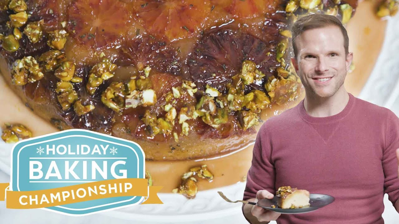 Upside-Down Blood Orange Cake with Zac Young | Holiday Baking Championship | Food Network