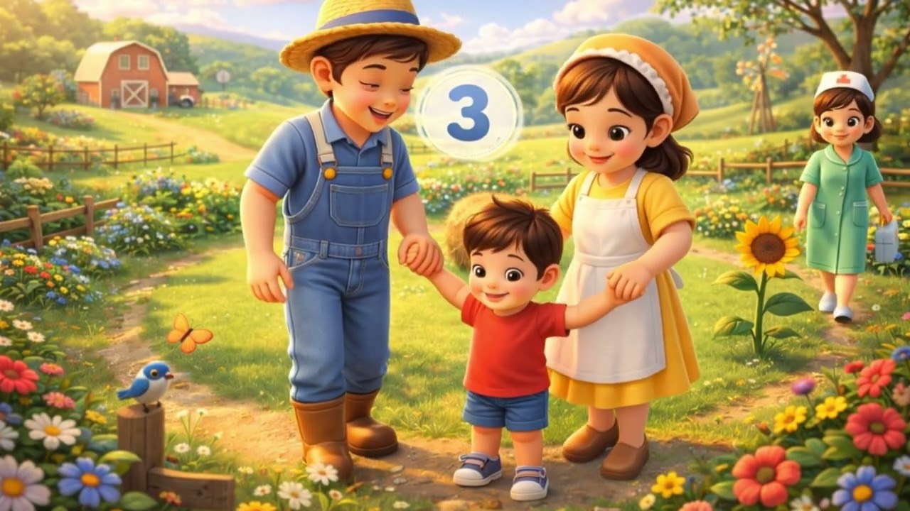 The Farmer In The Dell | Kids Songs | Nursery Rhymes For Kids |