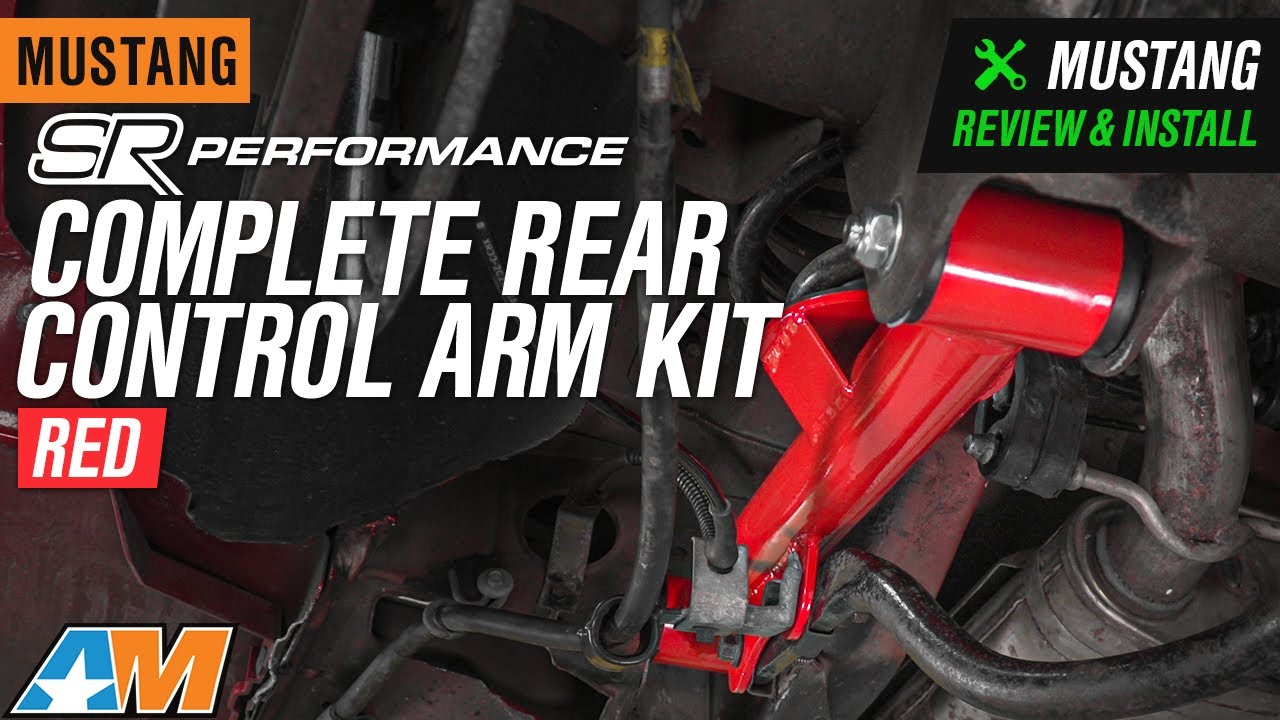 1979-2004 Mustang SR Performance Complete Rear Control Arm Kit - Red Review & Install