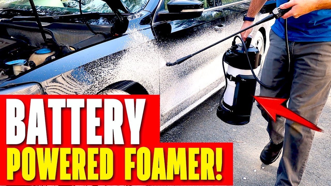 Новый аккумуляторный компрессор IK Foamer! #детейлинг #инструменты