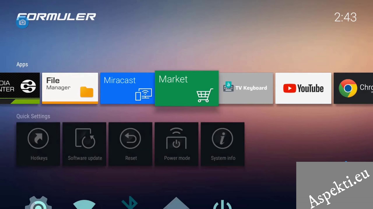 Formuler Z8 4K,  медиаплеер со встроенным модулем Wi Fi