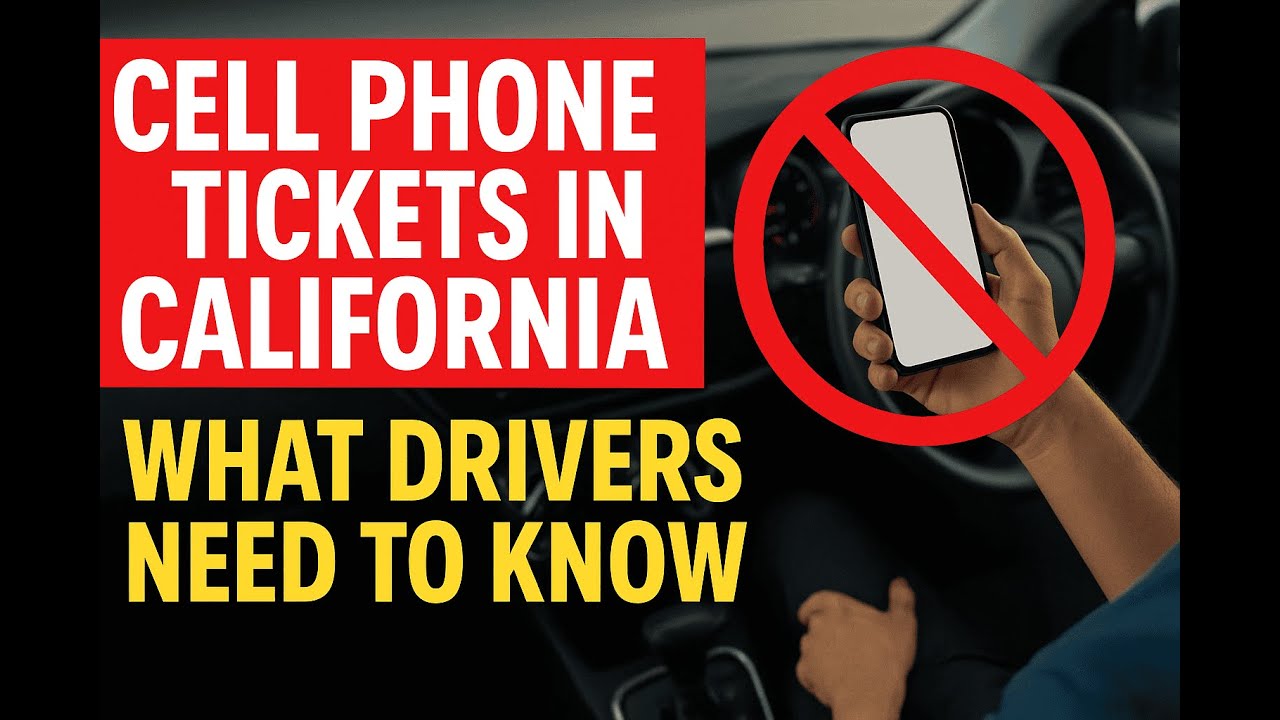 🚨 California Cell Phone Ticket: What It Really Costs You
