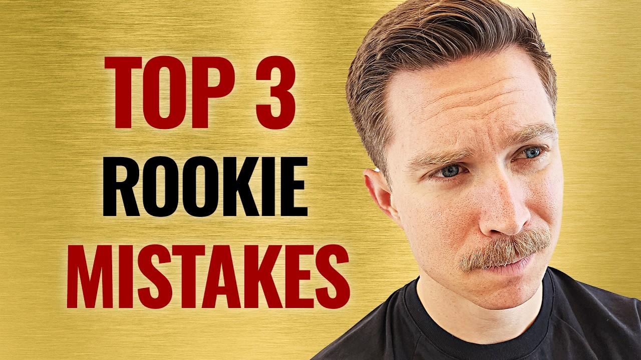 Top 3 ROOKIE MISTAKES in Roofing Sales